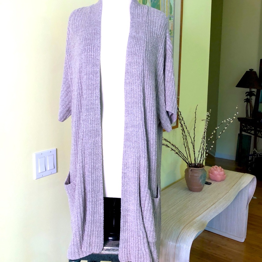 Barefoot dreams elbow sleeve cardigan